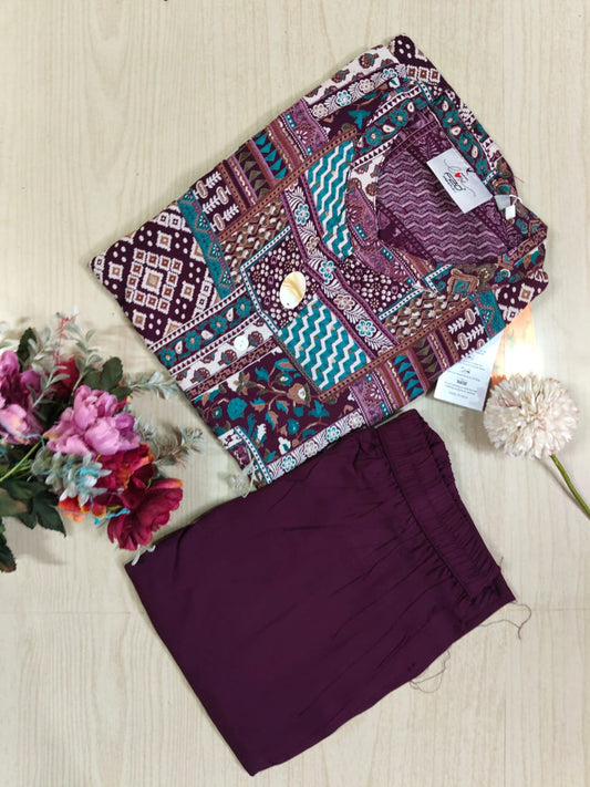Vertican Silk Kurti - VS37