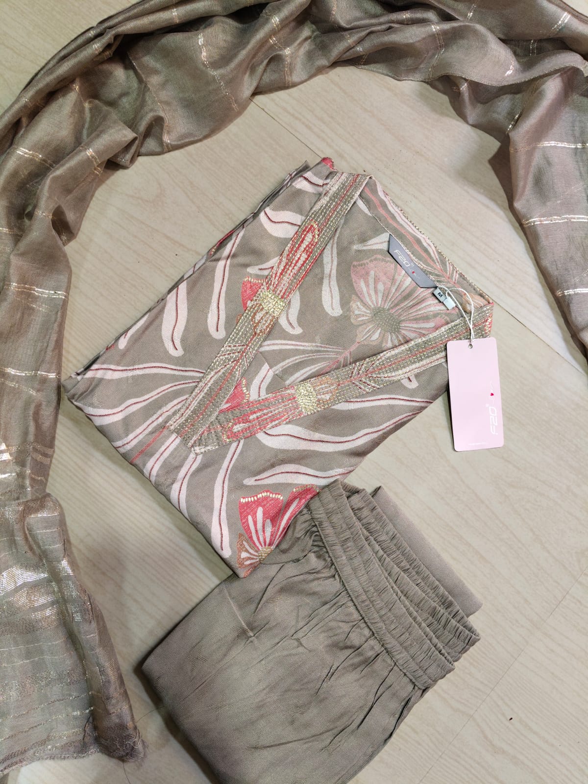 Premium Shiny Vetican Silk Kurti - SVK39