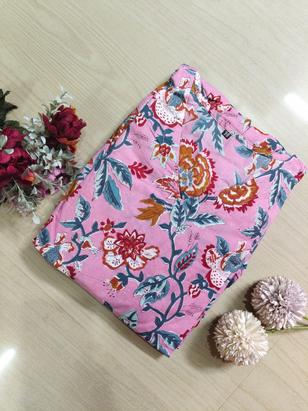 Cotton Floral Frock - CFF39