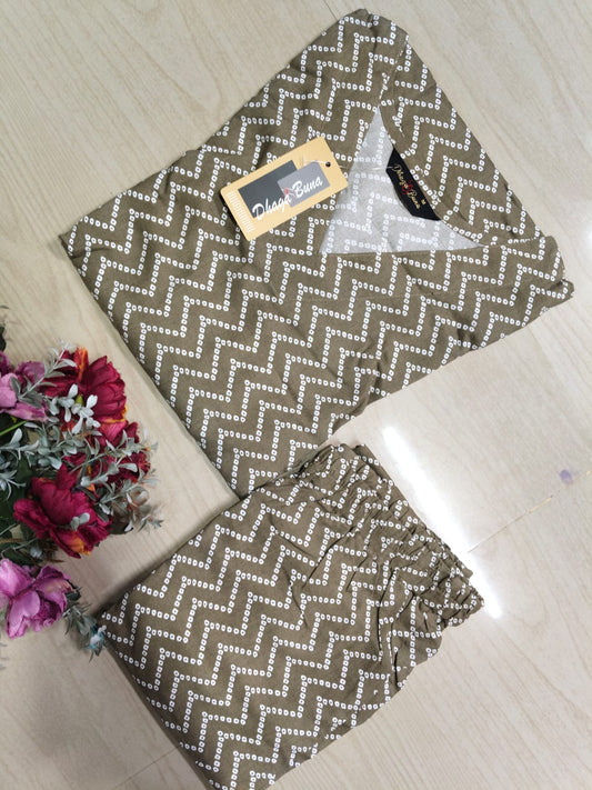 Cotton Capsule Kurti - PK203