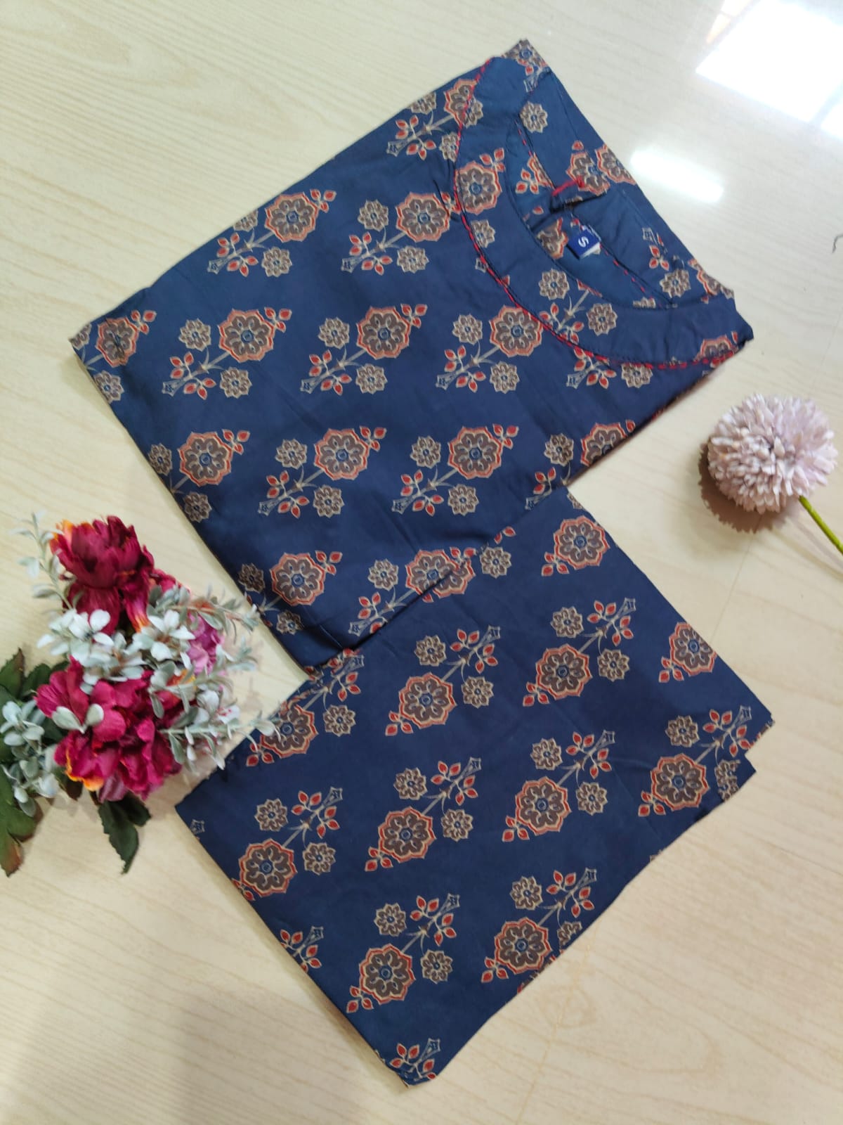 Cotton Kurti With Phant  CKP03
