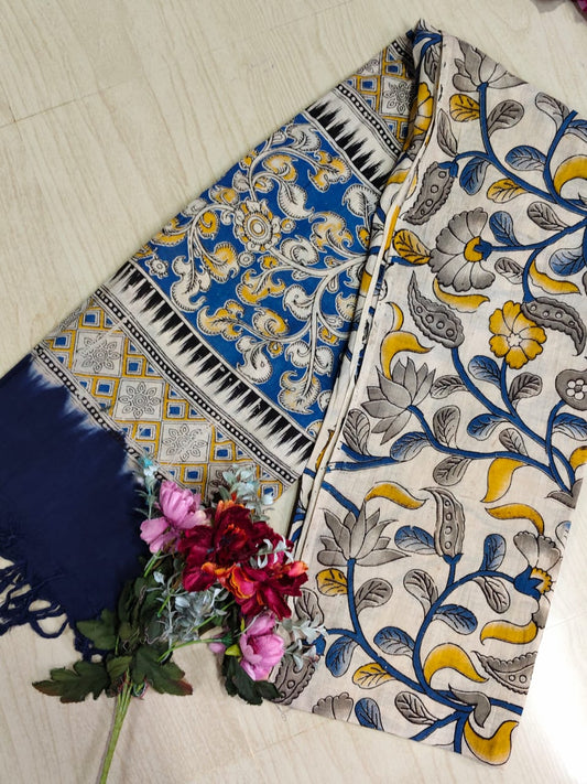 Kalamkari Pure Cotton Duppatas KCD03