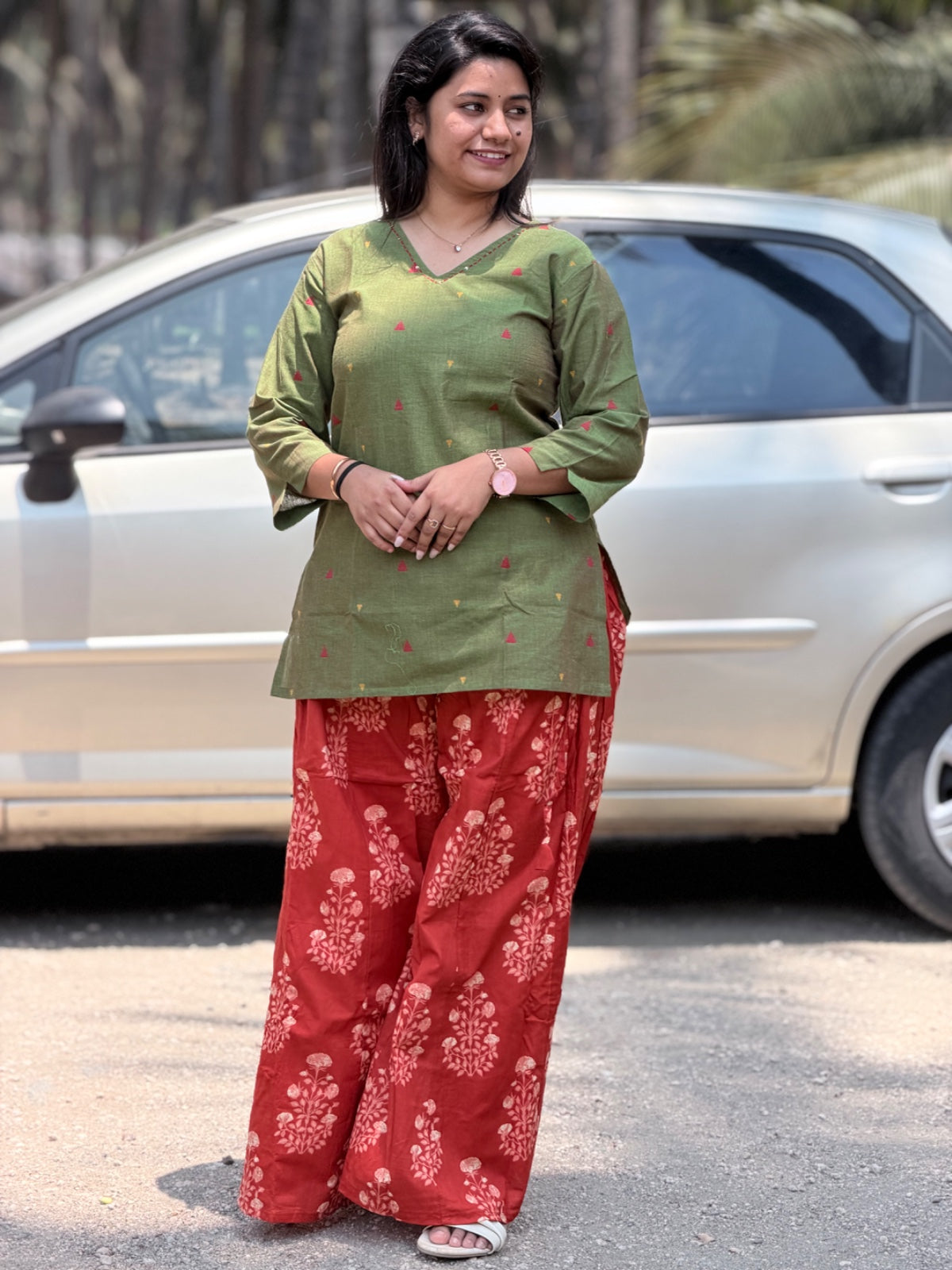 Short Kurthi With Palazzo  SKP01