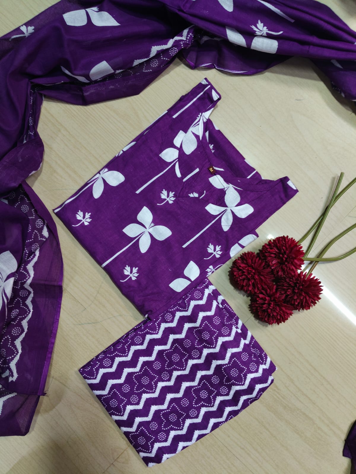 Petals Dupatta Sets  FDS03