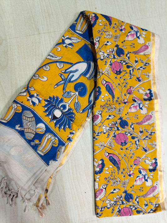 Kalamkari Pure Cotton Duppatas KCD41