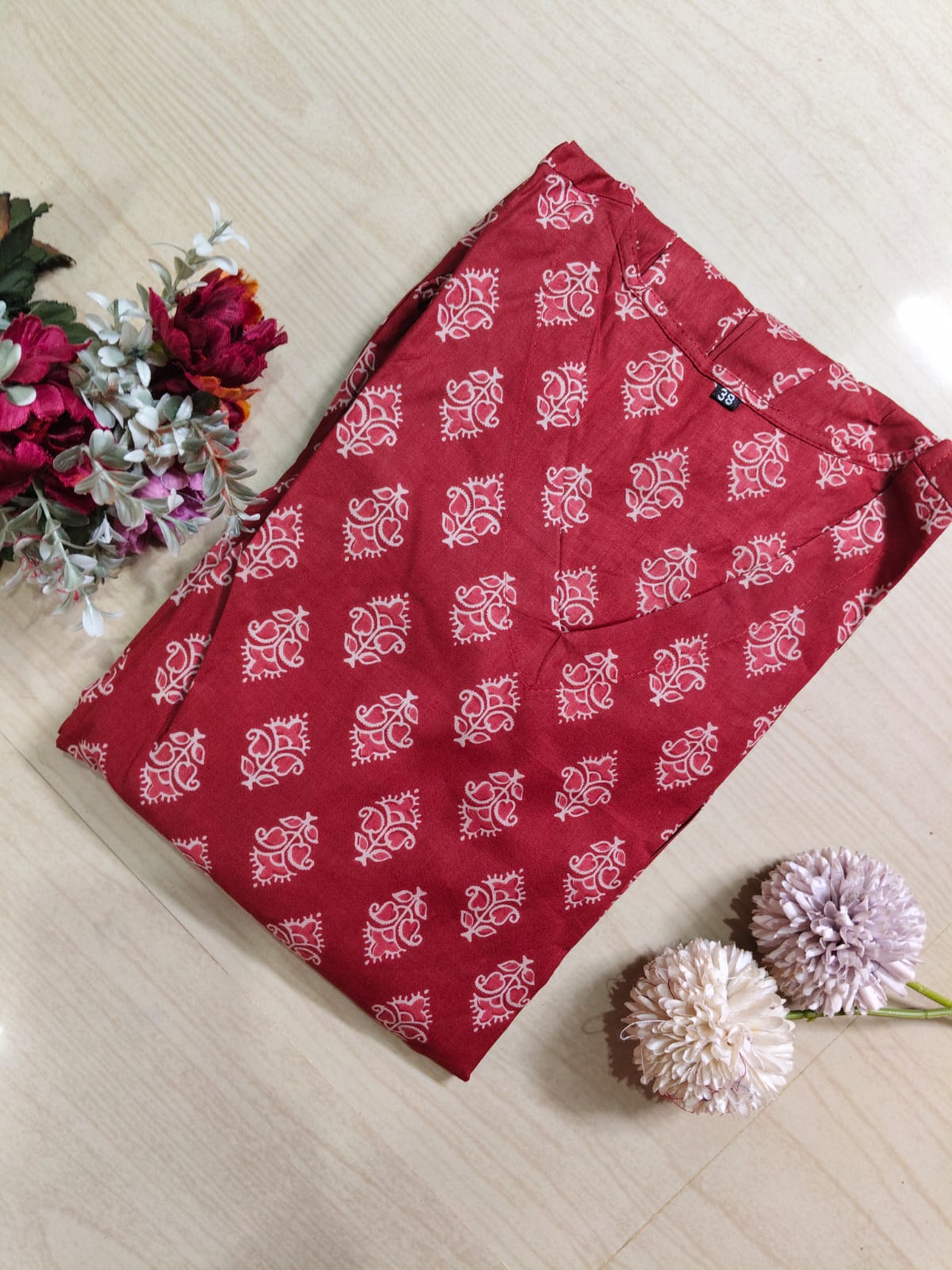 Cotton Floral Frock - CFF41