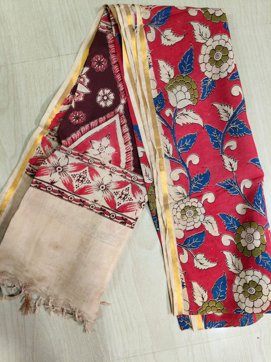 Kalamkari Pure Cotton Duppatas KCD45