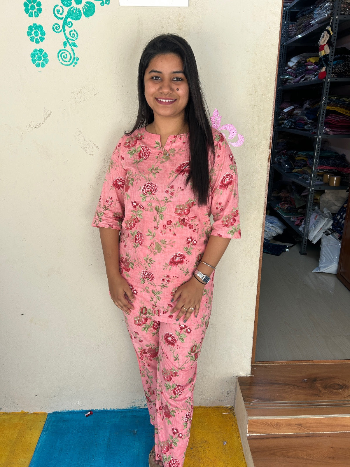 Cotton  Co-ord Sets ( night suits )  NSC146