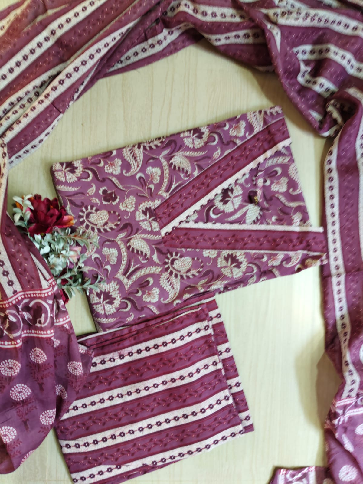 Petals Dupatta Sets - FDS48