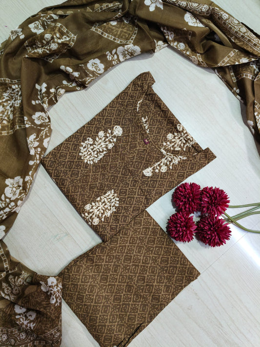 Petals Dupatta Sets  FDS04