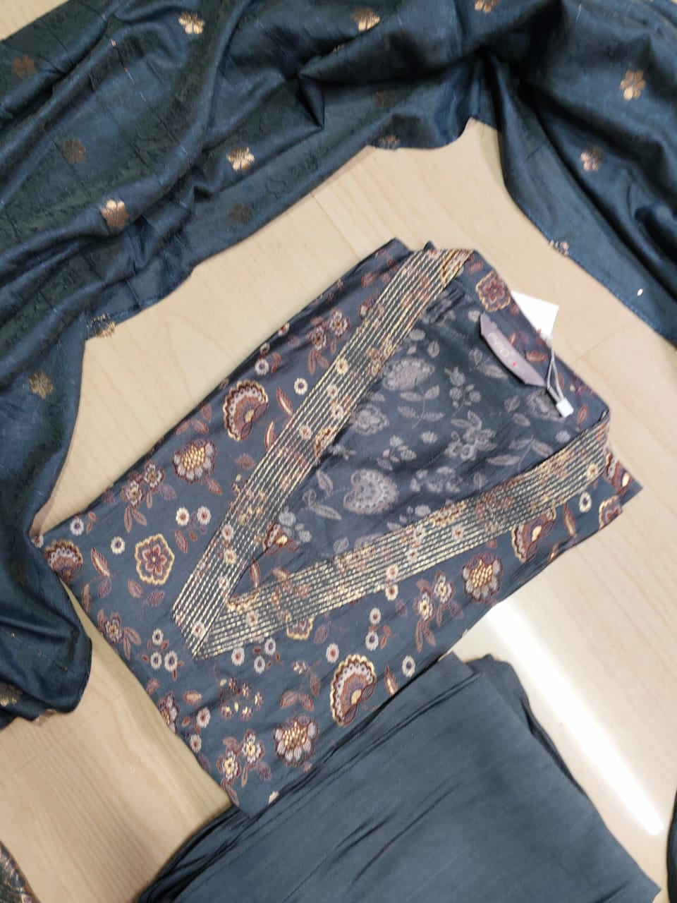Kurti with Pant and Linen Dupatta sets - KPL04