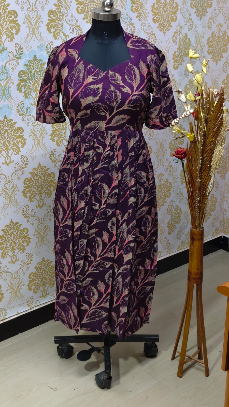 Rayon Floral Frock  CFF150