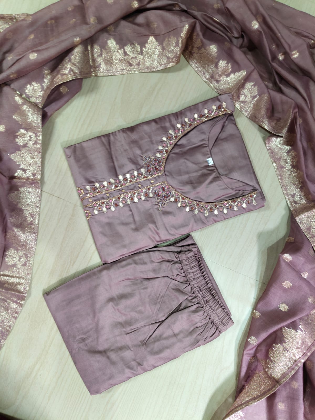 Premium Modal Chanderi Silk Kurti - CSK53