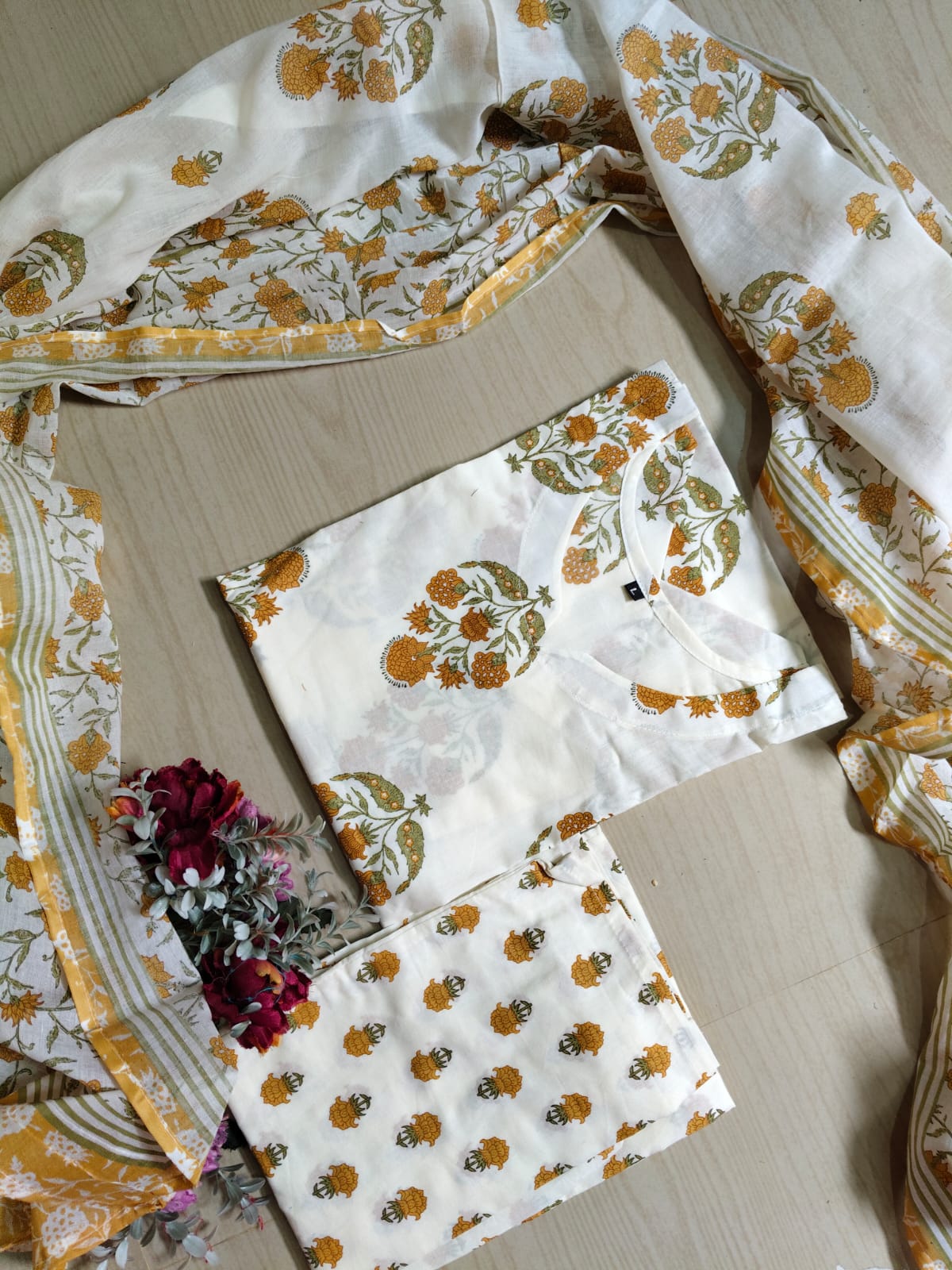 Petals Dupatta Sets - FDS56
