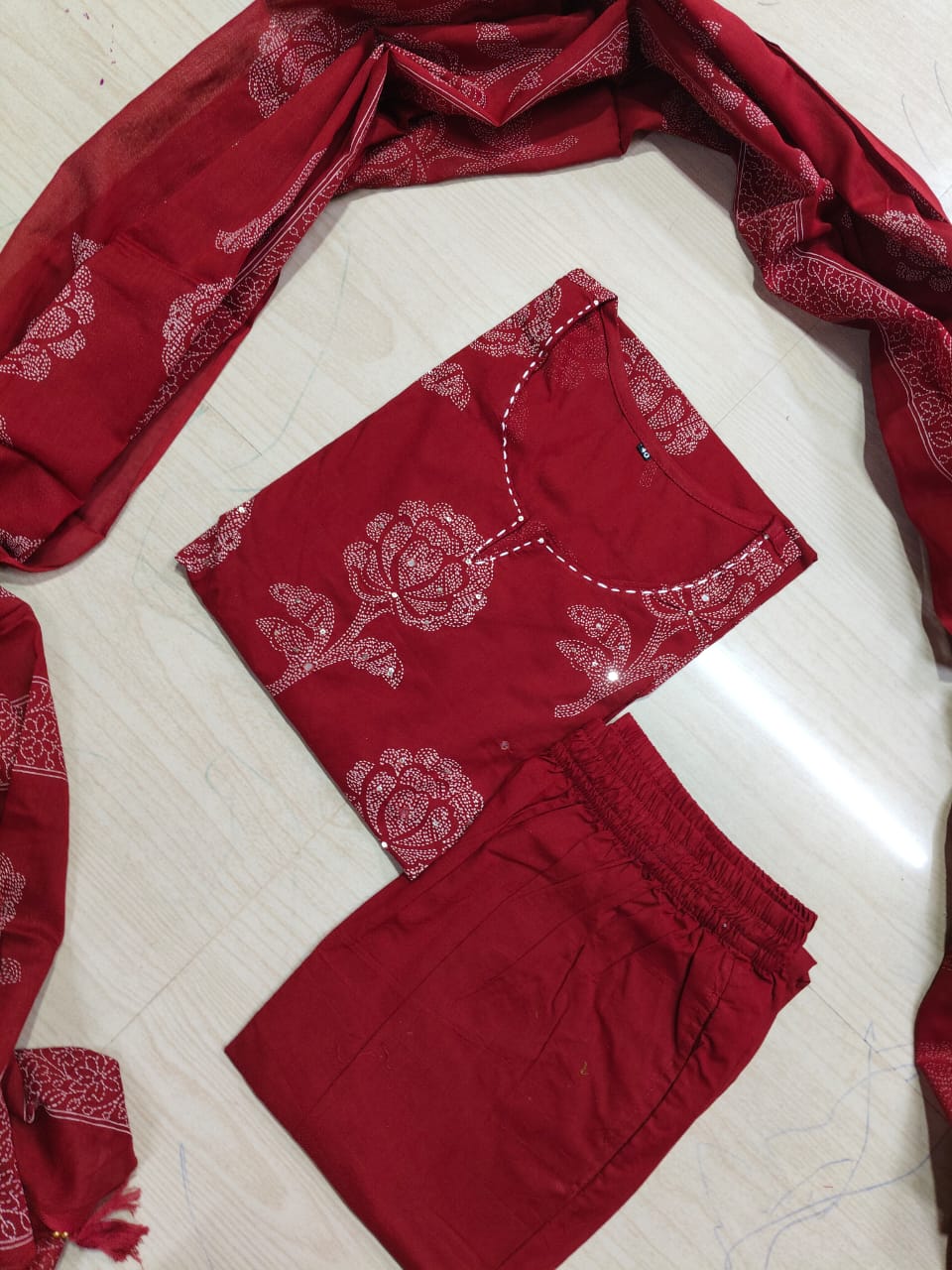 Budgeted Cotton 3 Piece Set - BC58