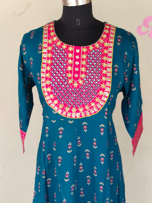 Anarkali Frock  AF59