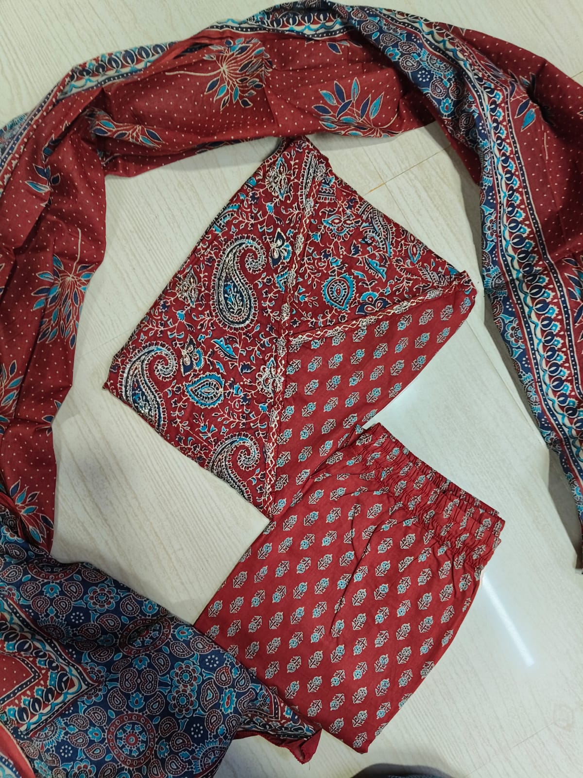 Cotton Floral Anarkali - CA62