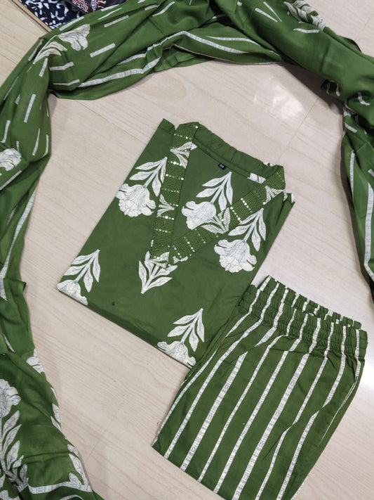Budgeted Cotton 3 Piece Set - BC63