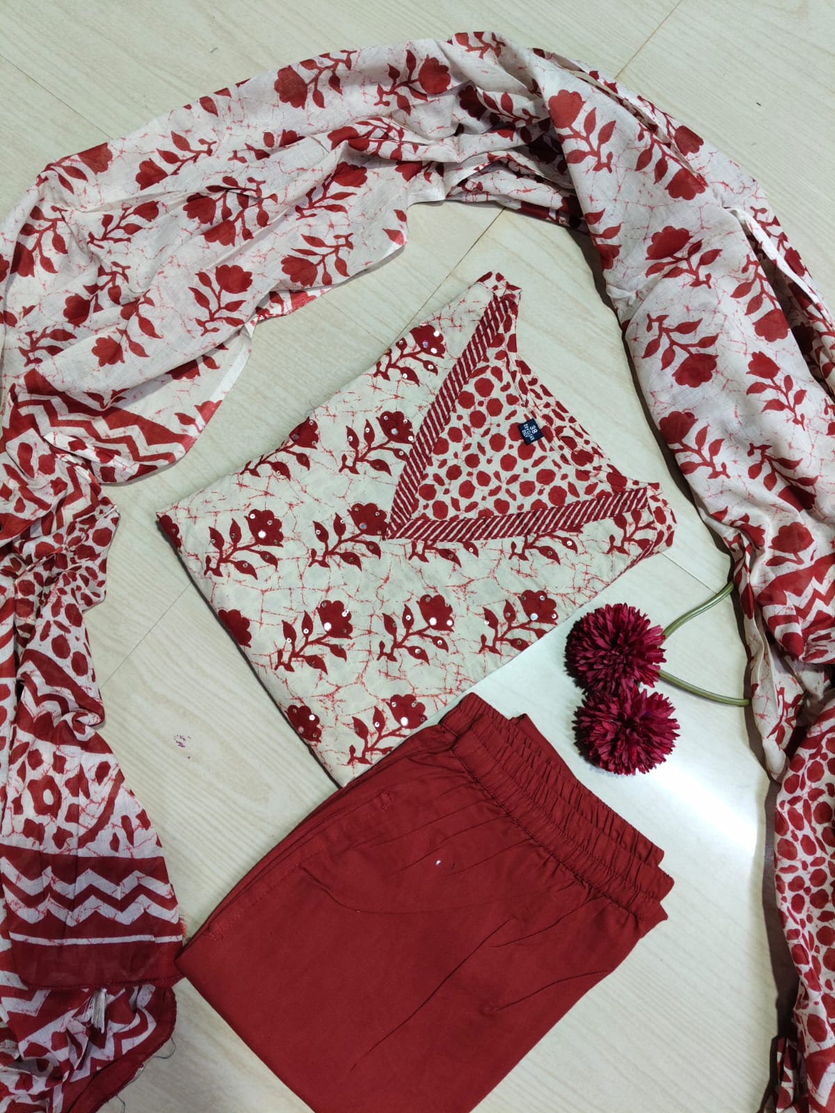 Budgeted Cotton 3 Piece Set - BC64