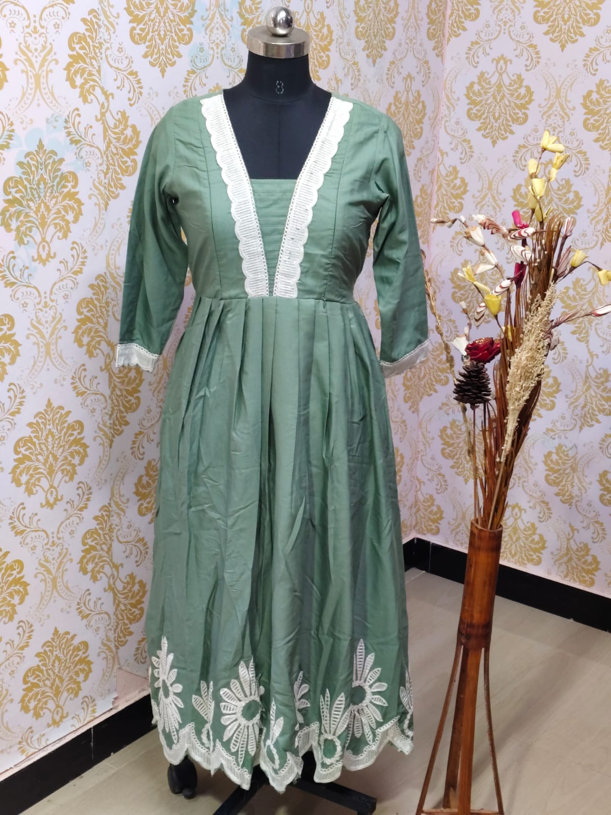 Muslin Feeding Frock  IFF65