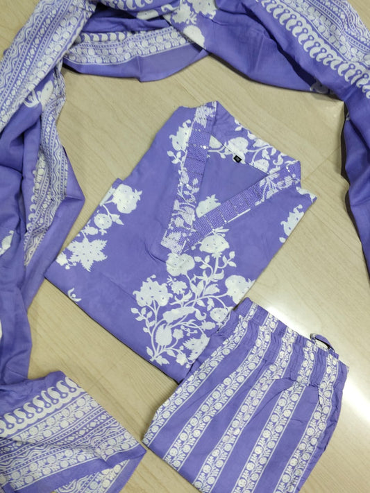Budgeted Cotton 3 Piece Set - BC66