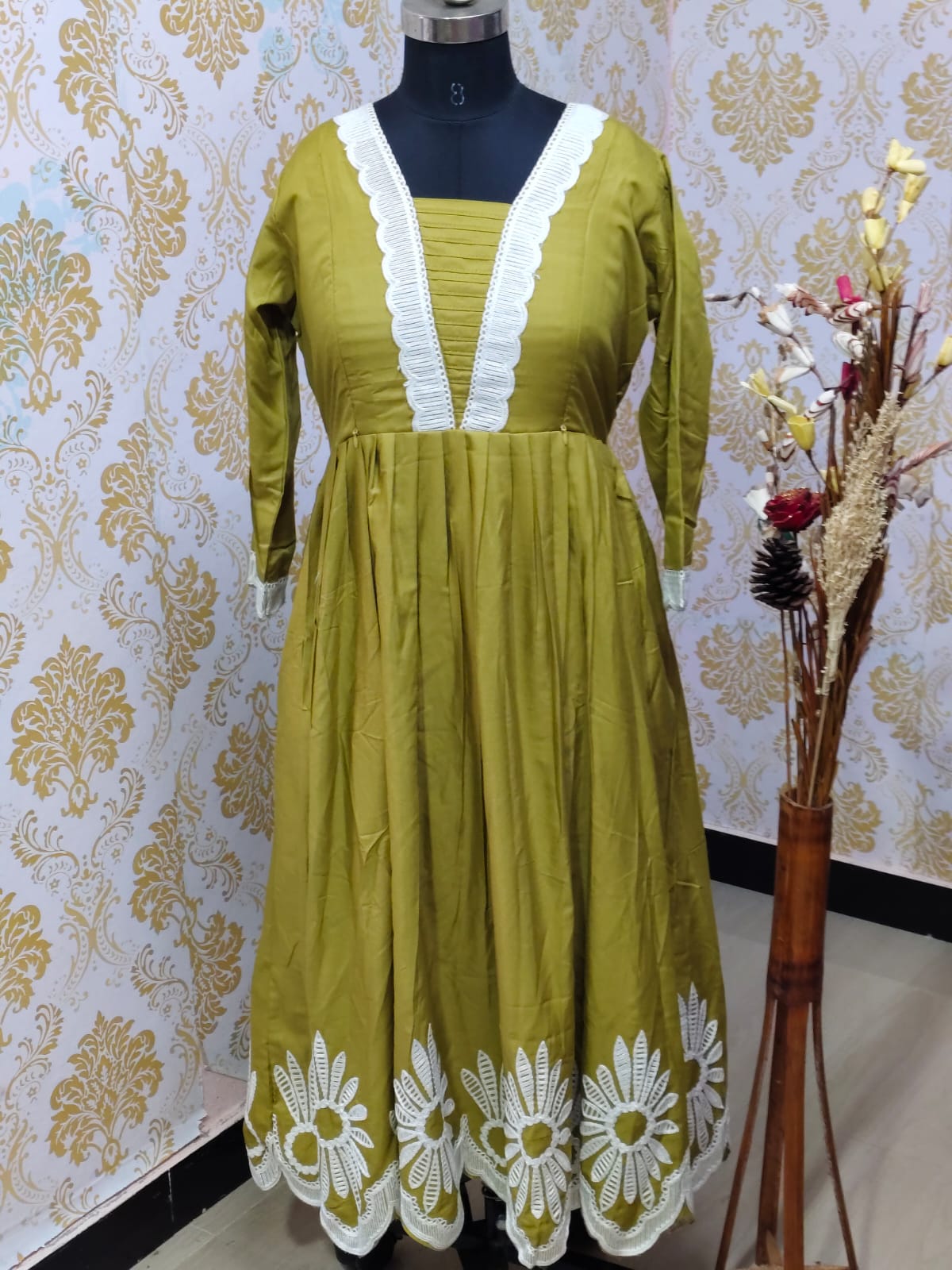 Muslin Feeding Frock  IFF67