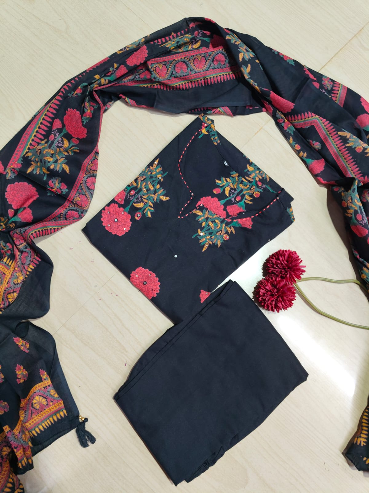 Budgeted Cotton 3 Piece Set - BC67