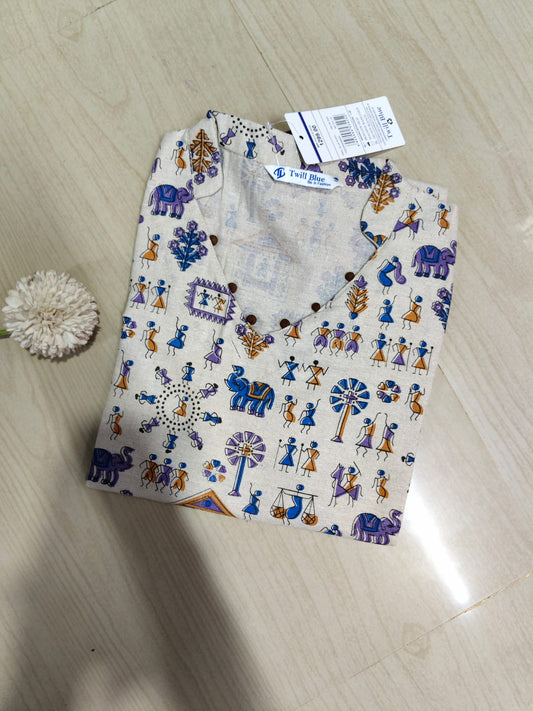 Kalamkari Kurtis KK69