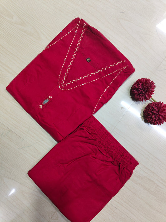 Cotton Co-ord Sets ( Sleeveless )  NSC06