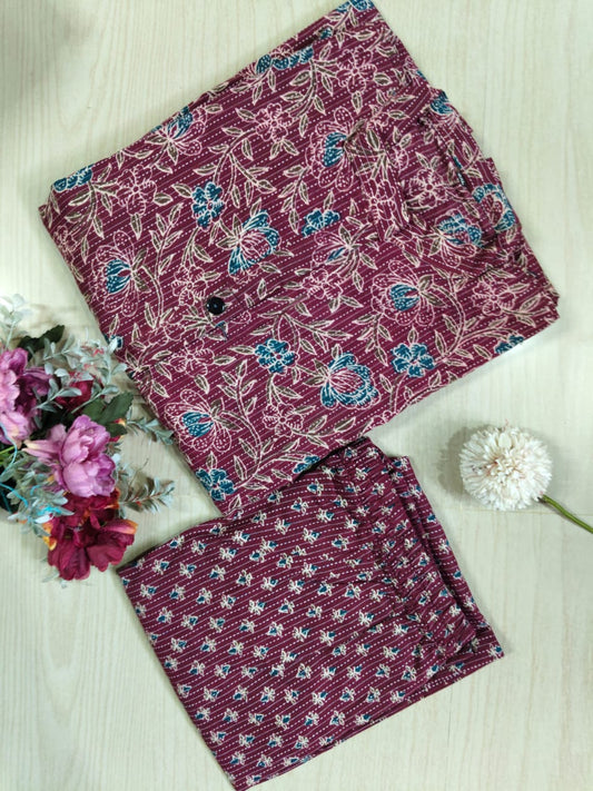 A-Line Cotton Kurti  AL176
