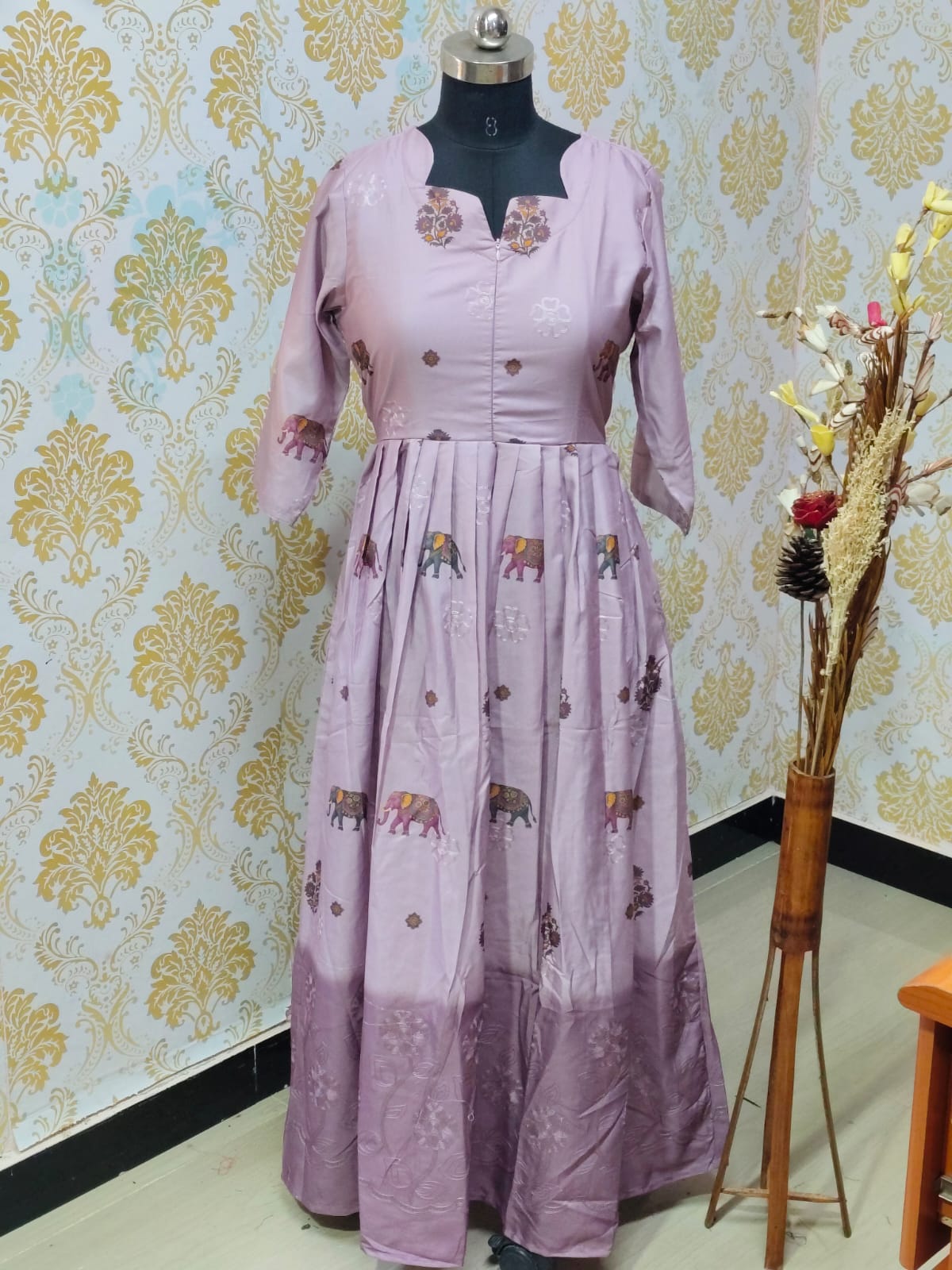 Muslin Feeding Frock  IFF78