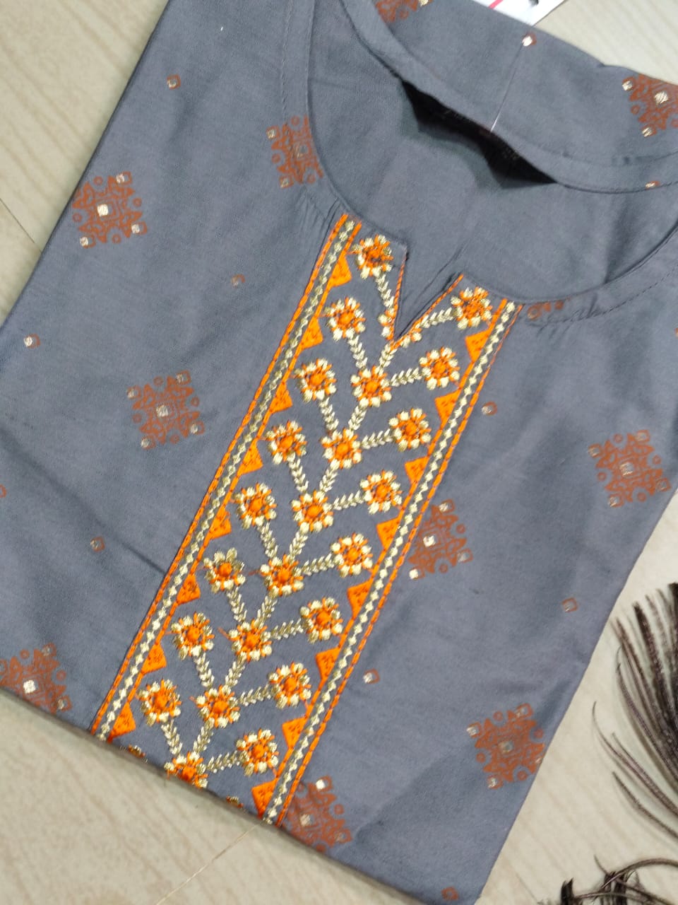 Embroidery Kurtis KN79