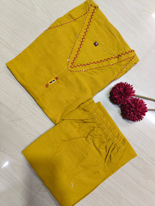 Cotton Co-ord Sets ( Sleeveless )  NSC07