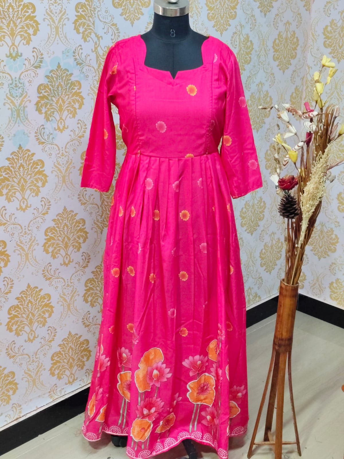 Muslin Feeding Frock  IFF80