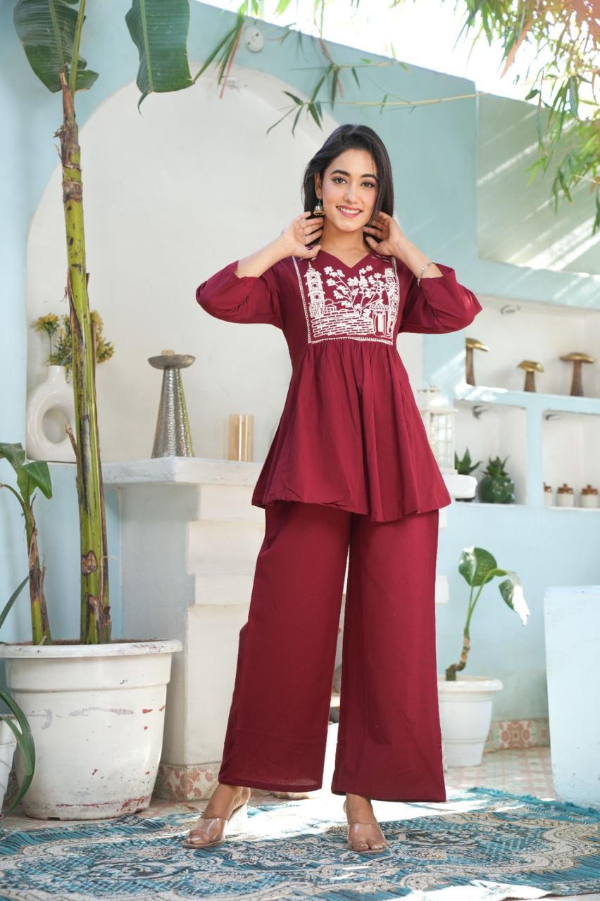 Cotton Co-ord Sets ( night suits )  NSC84