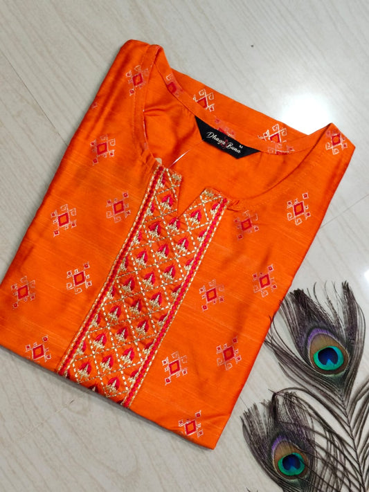 Embroidery Kurtis KN84