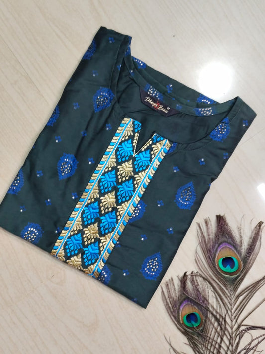 Embroidery Kurtis KN85