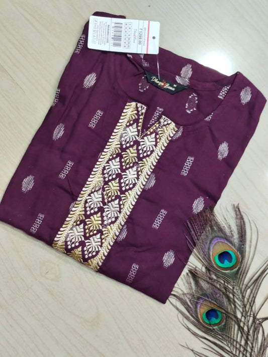 Embroidery Kurtis KN89