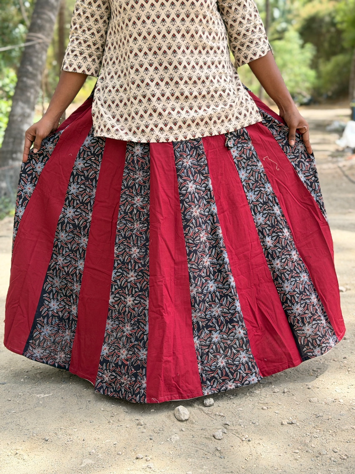 Ajrak Cotton Skirts SS08