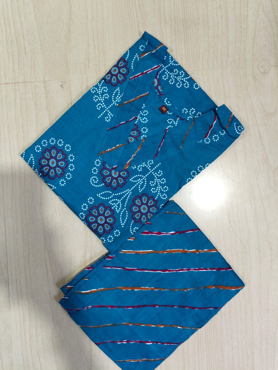 V neck Kurthi with Pant  ALN91