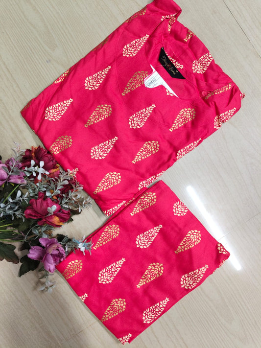 Cotton Capsule Kurti - PK196