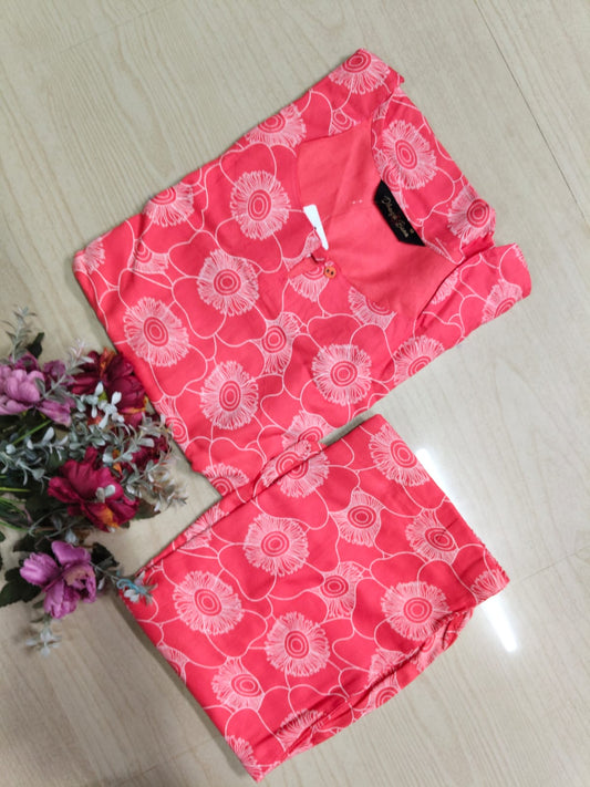 Cotton Capsule Kurti - PK198