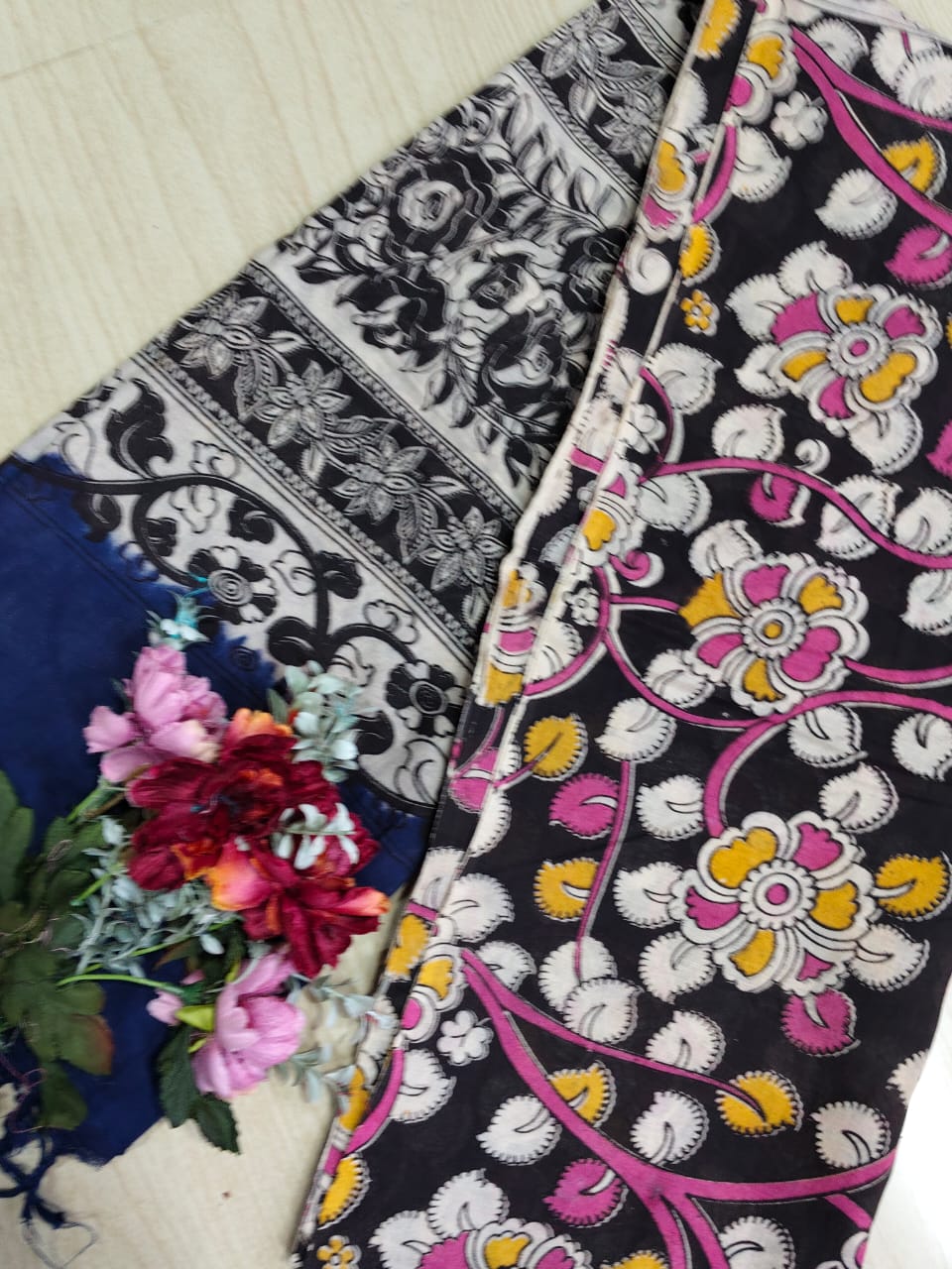 Kalamkari Pure Cotton Duppatas KCD09