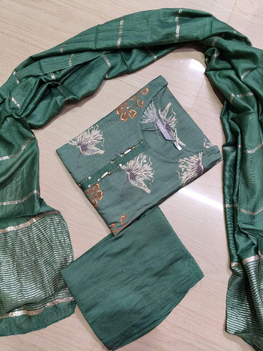 Premium Shiny Vetican Silk Kurti  SVK09