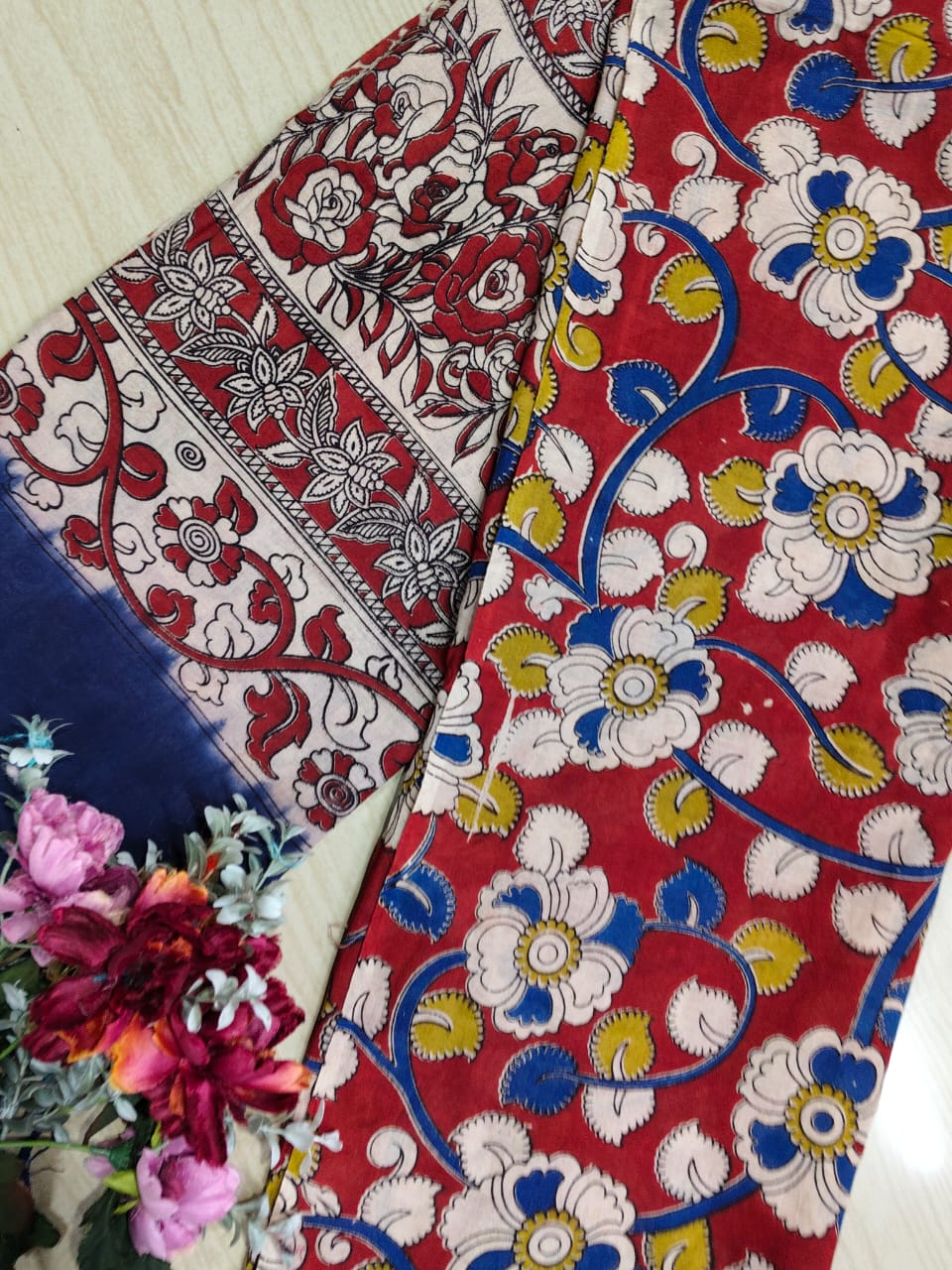 Kalamkari Pure Cotton Duppatas KCD10