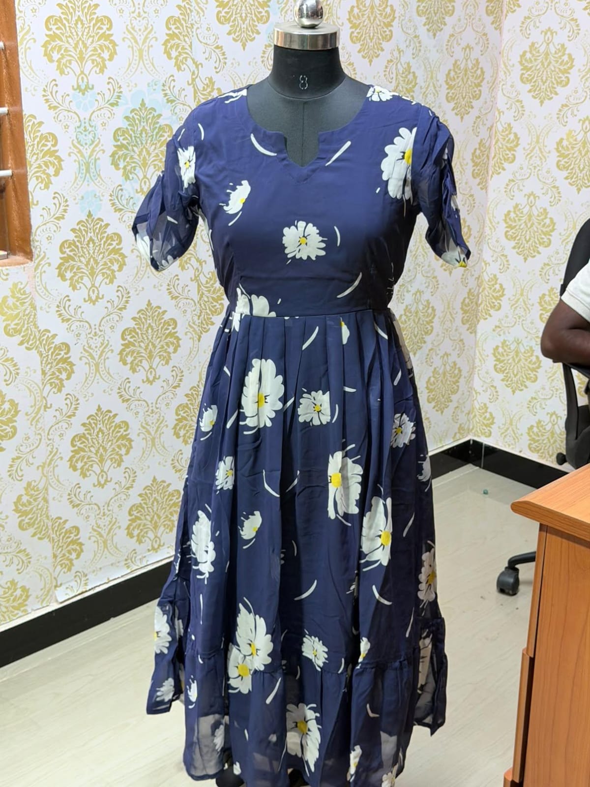 Georgette Floral Frock GFF60