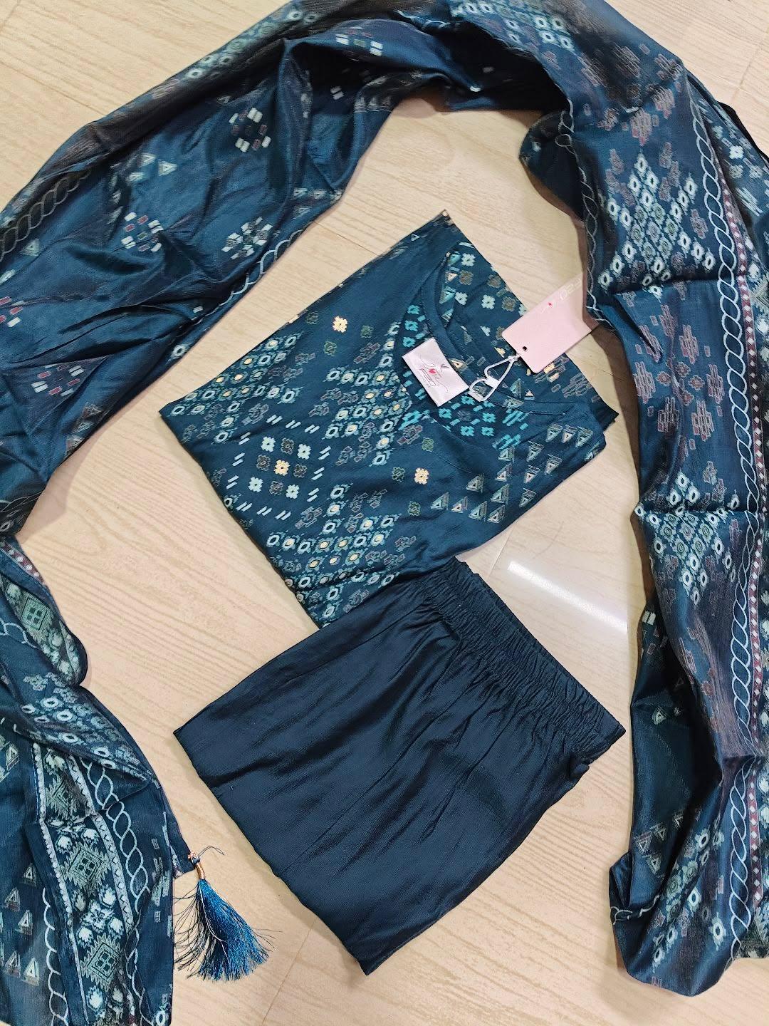 Premium Shiny Vetican Silk Kurti  SVK10