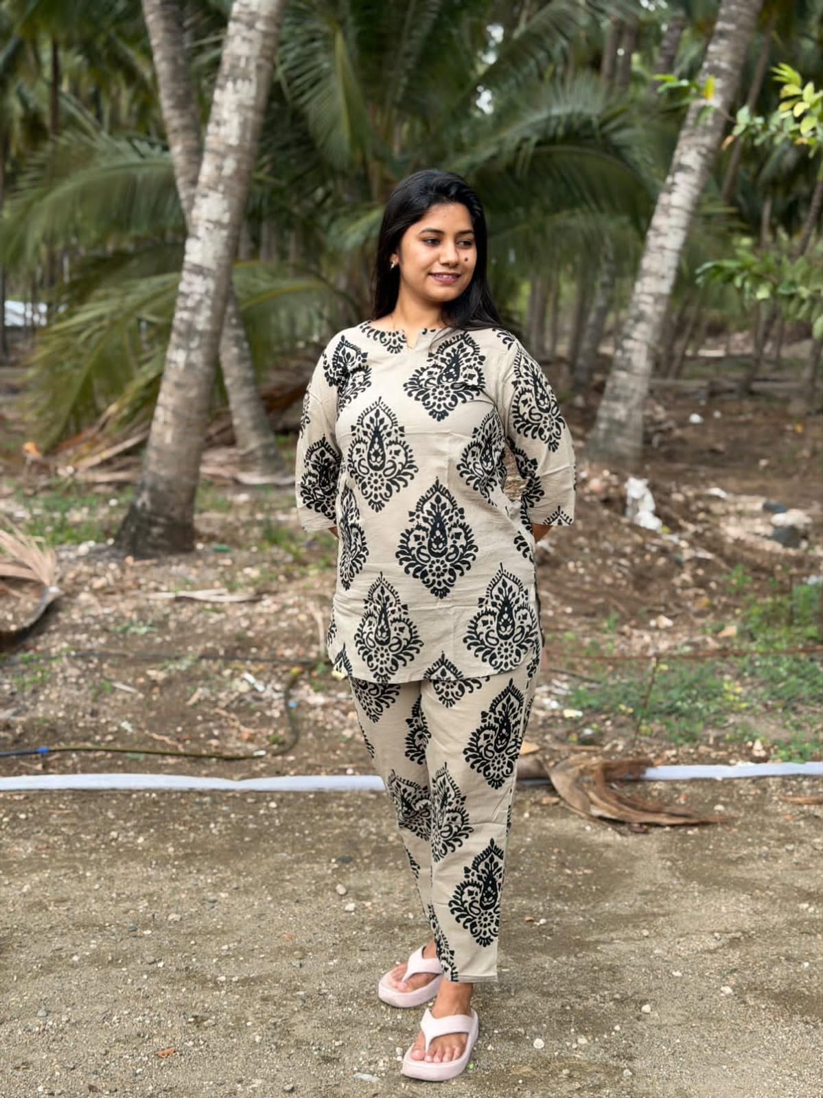 Cotton Co-ord Sets  NSC109
