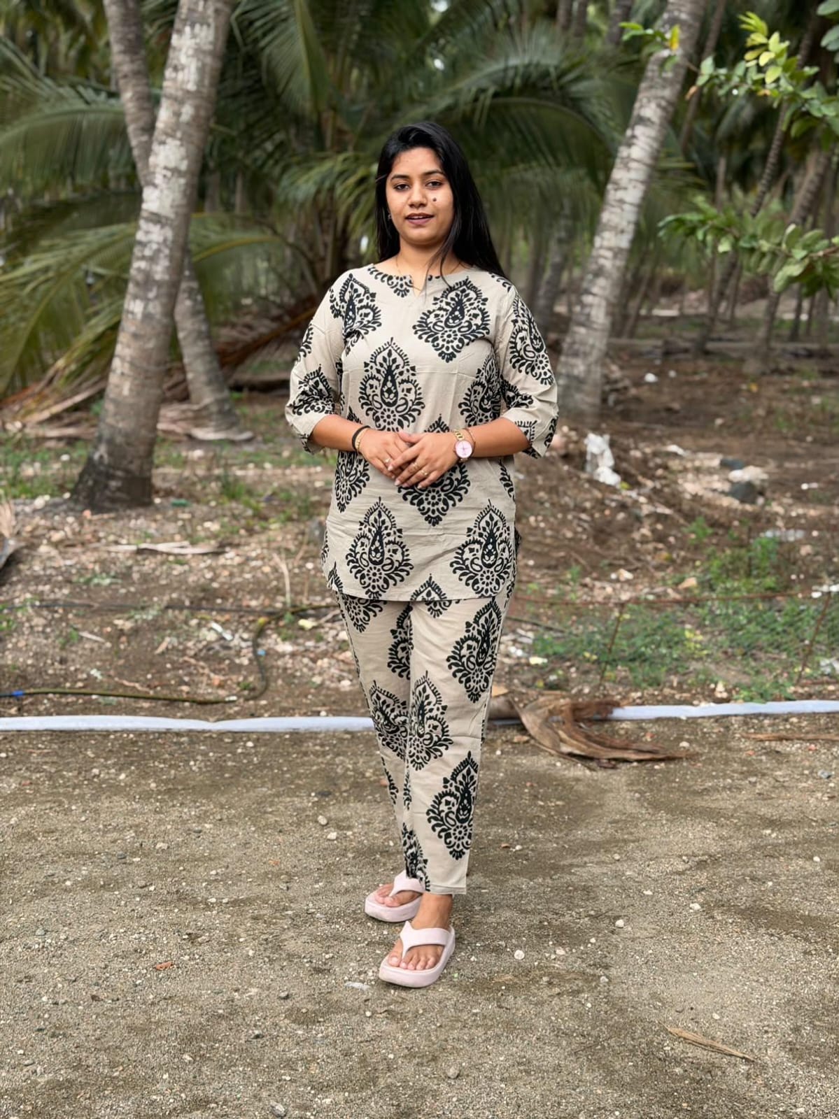 Cotton Co-ord Sets  NSC109