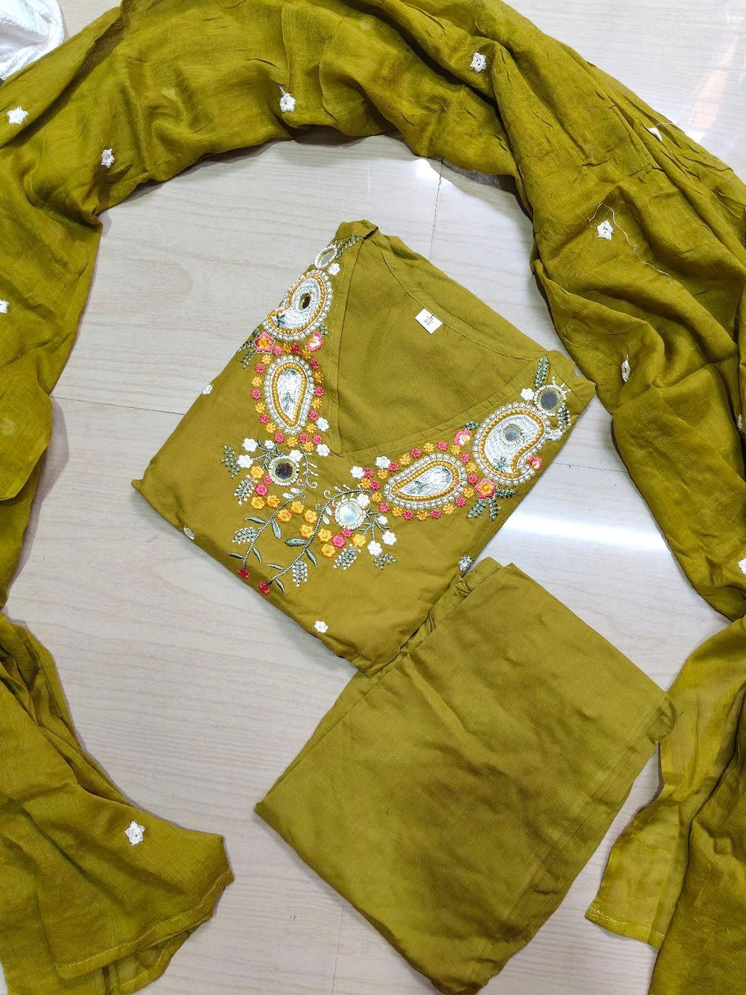 Cotton Floral Anarkali  AS117
